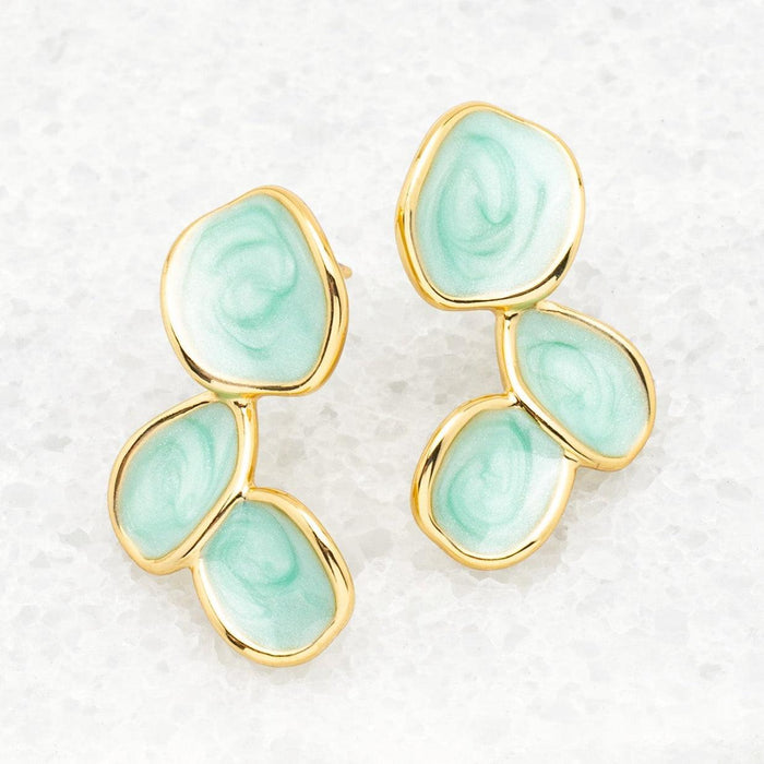 Mint Leaf Earrings - Siupports Women Survivors
