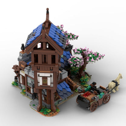 MOC - 108800 Mittelalterlicher Wachposten Klemmbausteine - LesDiy - Klemmbausteine
