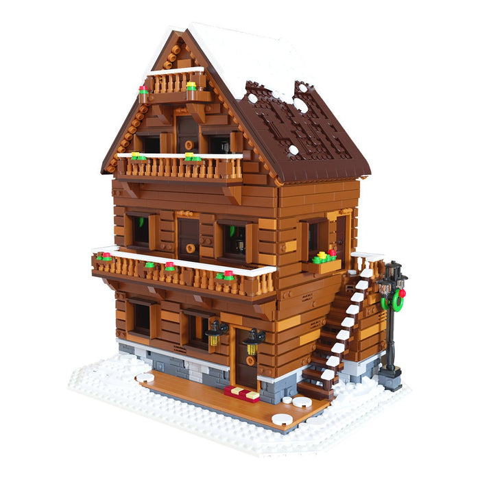 MOC - 115850 Winterchalet Lebkuchenhaus - LesDiy - Klemmbausteine
