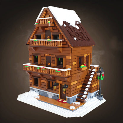 MOC - 115850 Winterchalet Lebkuchenhaus - LesDiy - Klemmbausteine
