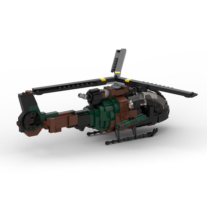 MOC - 116078 SA342 Gazelle Klemmbausteine - LesDiy - Klemmbausteine