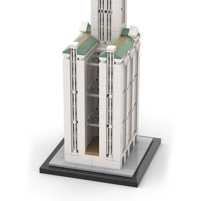 MOC - 126951 Woolworth Building 1:800 Scale Klemmbausteine - LesDiy - Klemmbausteine