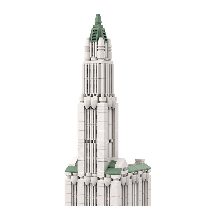 MOC - 126951 Woolworth Building 1:800 Scale Klemmbausteine - LesDiy - Klemmbausteine