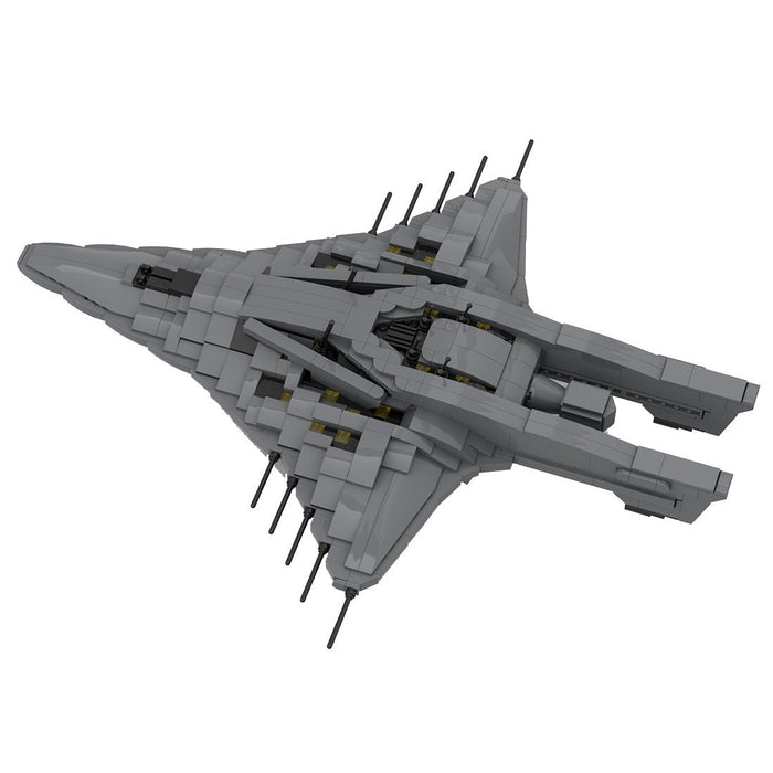 MOC - 129059 Wraith Cruiser Klemmbausteine - LesDiy - Klemmbausteine
