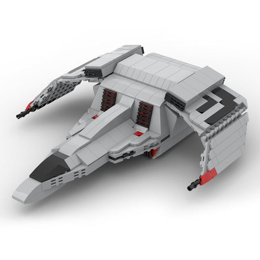 MOC - 129404 Wing Commander F - 107 Black Lance Klemmbausteine - LesDiy - Klemmbausteine