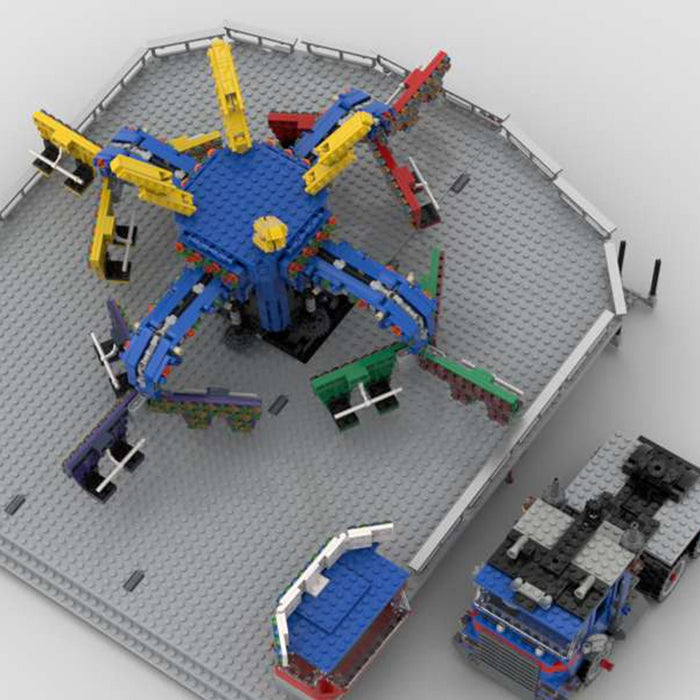 MOC - 132481 Extreme Orbiter Fairground Ride Klemmbausteine - LesDiy - Klemmbausteine