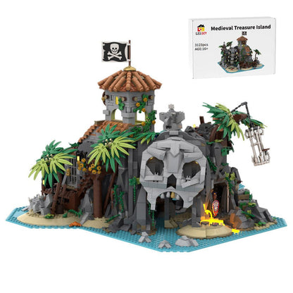 MOC - 138516 Treasure Island - Pirates of Barracuda Bay Klemmbausteine - LesDiy - Klemmbausteine