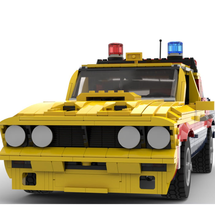 MOC - 140187 Mad Max Yellow Interceptor Klemmbausteine - LesDiy - Klemmbausteine