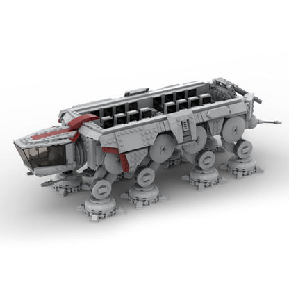 MOC - 140435 Sci - Fi - Achtbein - Walker - Panzerfahrzeug Klemmbausteine - LesDiy - Klemmbausteine
