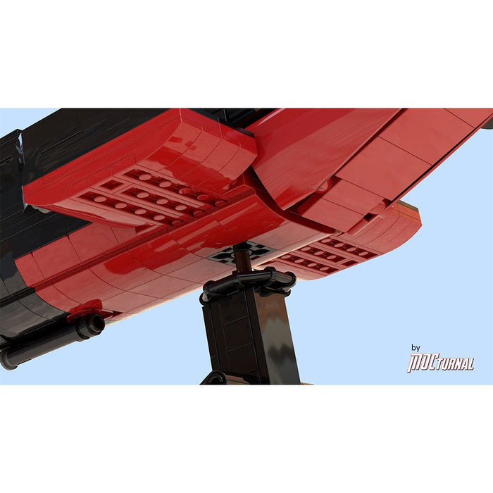 MOC - 184933 MOCturnal AIRWOLF series: REDWOLF Klemmbausteine - LesDiy - Klemmbausteine
