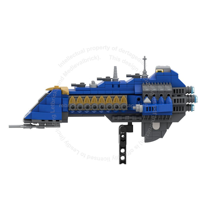 MOC - 185374 Warhammer 40k Heavy Cruiser Klemmbausteine - LesDiy - Klemmbausteine