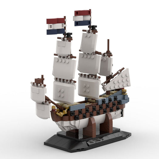 MOC - 186253 Model ship of the Zeven Provinciën Klemmbausteine - LesDiy - Klemmbausteine