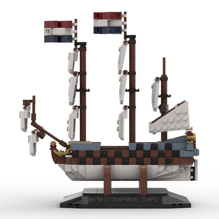 MOC - 186253 Model ship of the Zeven Provinciën Klemmbausteine - LesDiy - Klemmbausteine