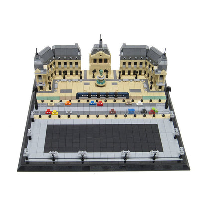 MOC - 187850 Bordeaux Miroir d'Eau micro model Klemmbausteine - LesDiy - Klemmbausteine