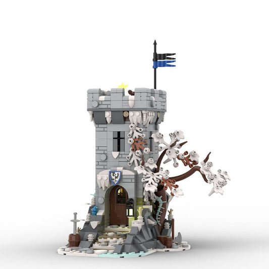 MOC - 191292 Winter Themed Watch Tower Klemmbausteine - LesDiy - Klemmbausteine
