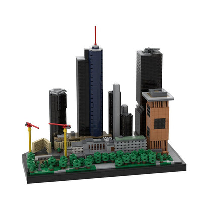 MOC - 194839 Frankfurt Neue Mainzer Straße skyscrapers part 1 Klemmbausteine - LesDiy - Klemmbausteine