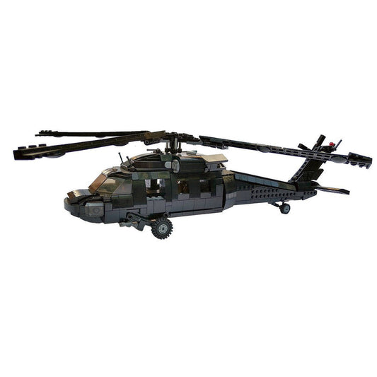 MOC - 60106 UH - 60 Black Hawk Hubschrauber Klemmbausteine - LesDiy - Klemmbausteine