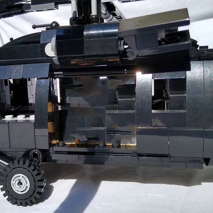 MOC - 60106 UH - 60 Black Hawk Hubschrauber Klemmbausteine - LesDiy - Klemmbausteine