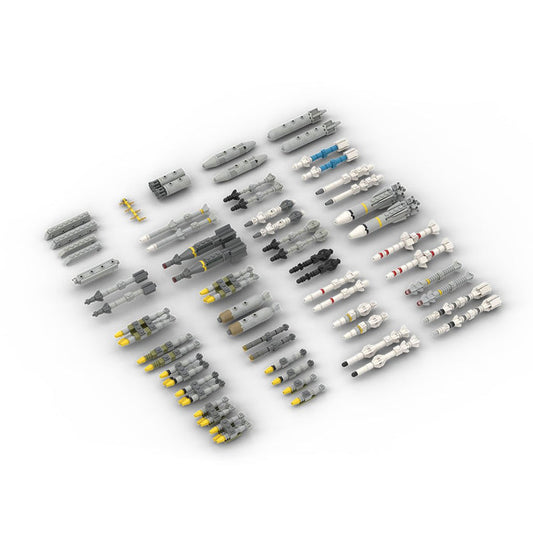 MOC - 67479 Aircraft WEAPON PACK | 1:35 Scale Klemmbausteine - LesDiy - Klemmbausteine