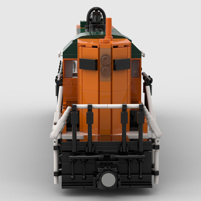 MOC - 82002 Nördlicher GP9 - Zug - LesDiy - Klemmbausteine