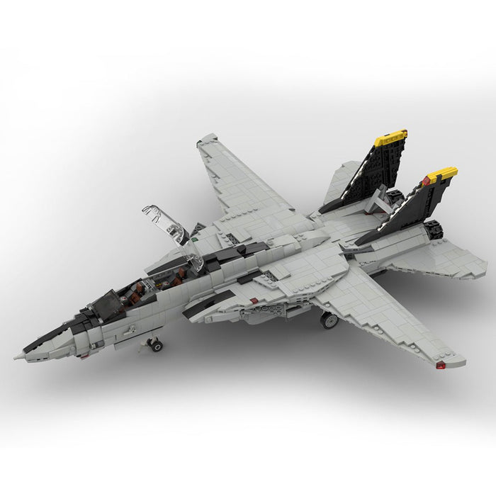 MOC - 82377 Grumman F - 14 Tomcat | 1:35 Minifig Scale Klemmbausteine - LesDiy - Klemmbausteine