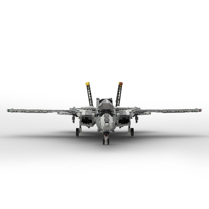 MOC - 82377 Grumman F - 14 Tomcat | 1:35 Minifig Scale Klemmbausteine - LesDiy - Klemmbausteine