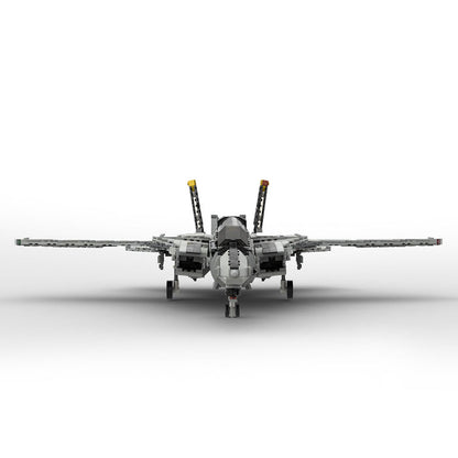 MOC - 82377 Grumman F - 14 Tomcat | 1:35 Minifig Scale Klemmbausteine - LesDiy - Klemmbausteine