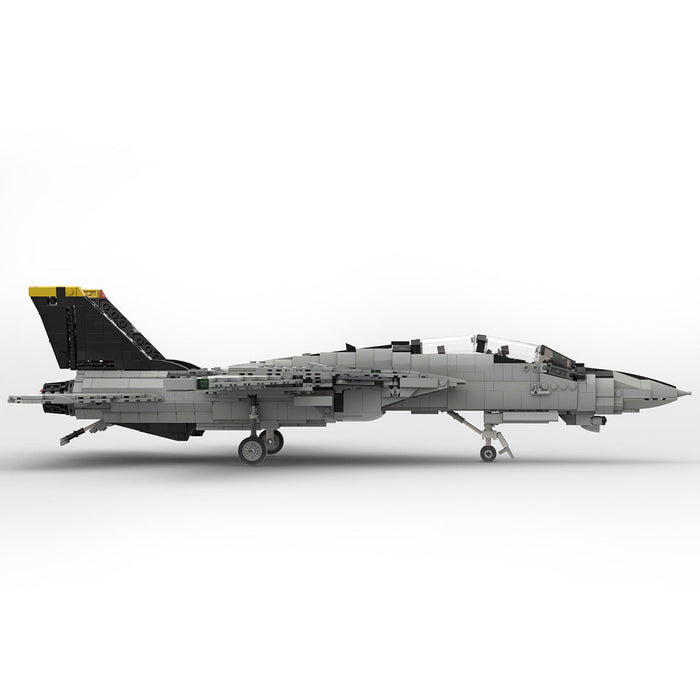 MOC - 82377 Grumman F - 14 Tomcat | 1:35 Minifig Scale Klemmbausteine - LesDiy - Klemmbausteine