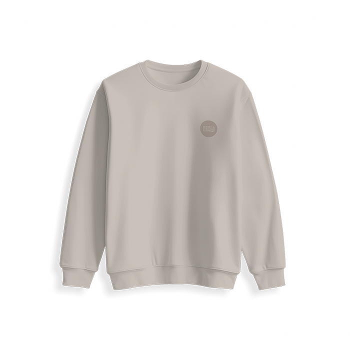 Monochrome Crewneck Pullover - Sand