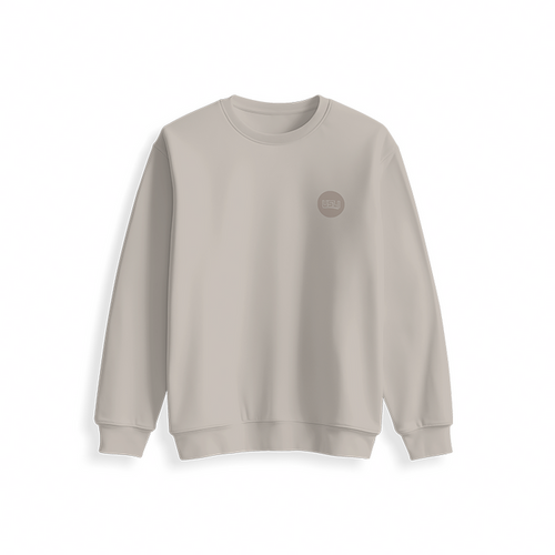 Monochrome Crewneck Pullover - Sand