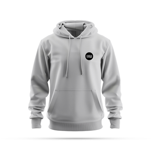 Monochrome Pullover Hoodie - Ash