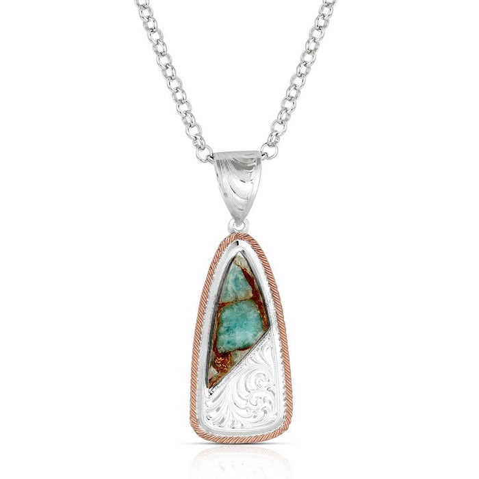 Montana Silversmiths Shadowed Pines Turquoise Necklace