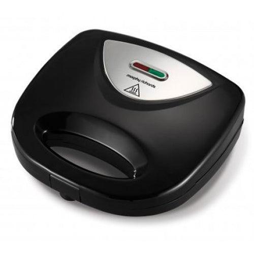 Morphy Richards 700W 2 Slice Sandwich Maker - Black | 980551 from DID Electrical - guaranteed Irish, guaranteed quality service. (6890915299516)