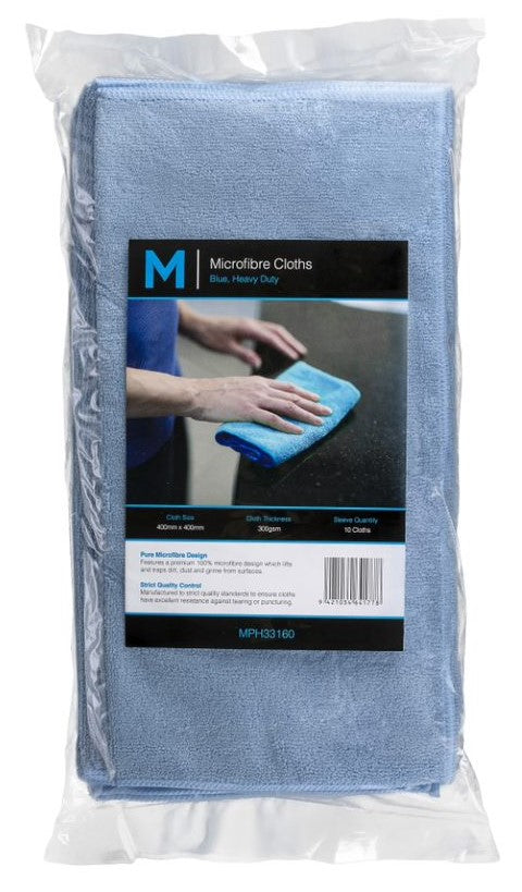 MS Microfibre Cloth Blue x 10