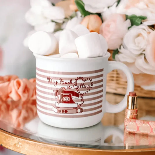 My Book is Calling Mug - Drinkware