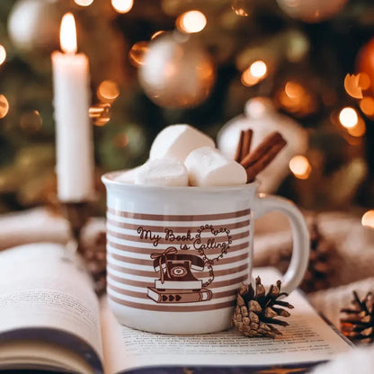 My Book is Calling Mug Drinkware