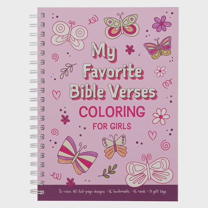 My Favorite Bible Verses Coloring Book For Girls