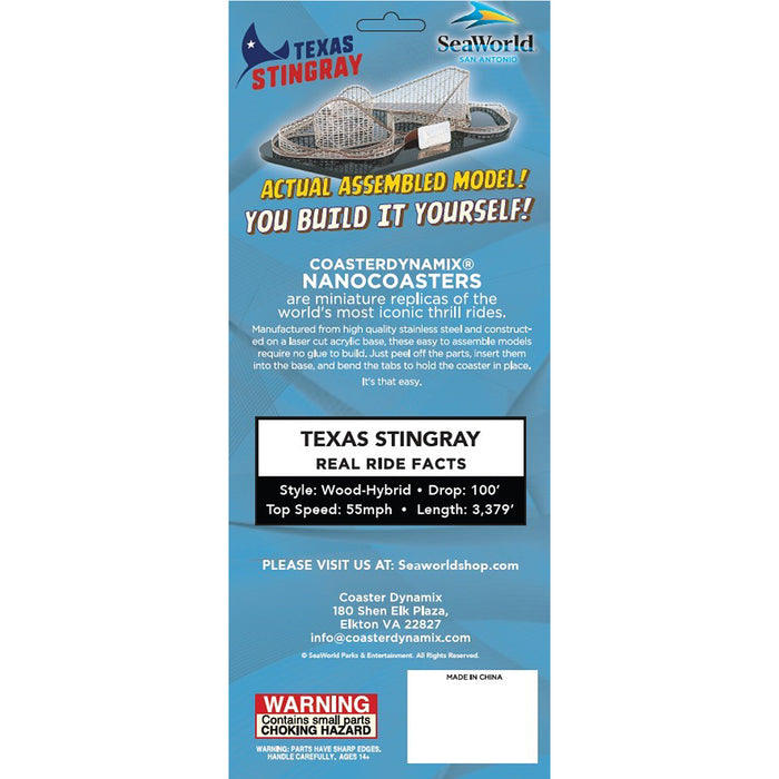 Nanocoaster Stingray Replica package back