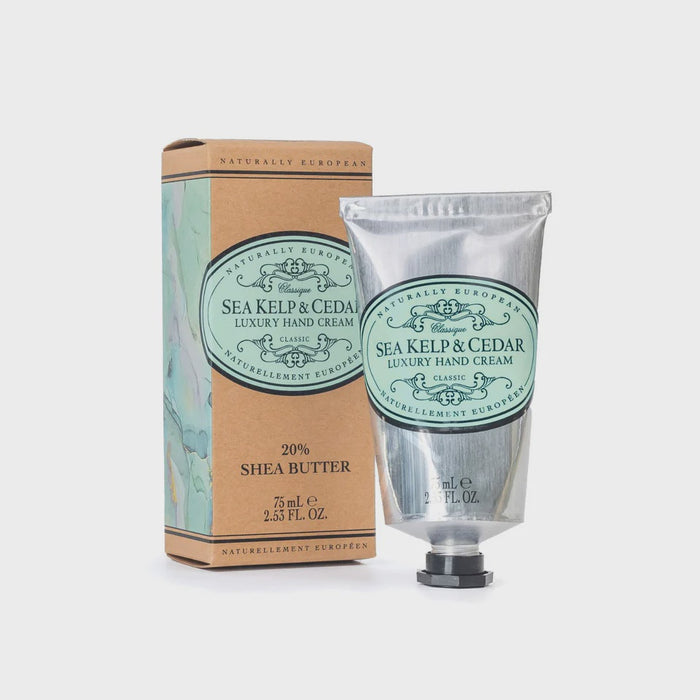 Naturally European 75ml Hand Cream Sea Kelp & Cedar