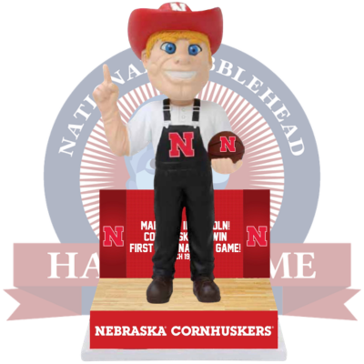 Nebraska Cornhuskers First Basketball Tournament Win Bobblehead (Presale)