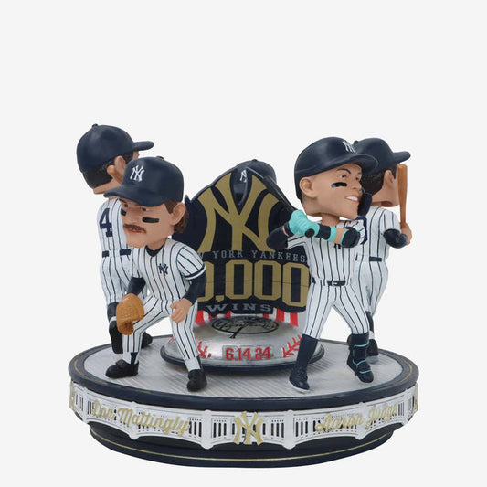 New York Yankees 10,000 Wins Spinner Mini Bobblehead Scene MLB