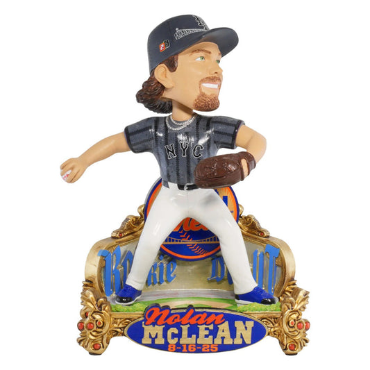 Nolan McLean New York Mets MLB Rookie Debut MLB Baseball Bobblehead