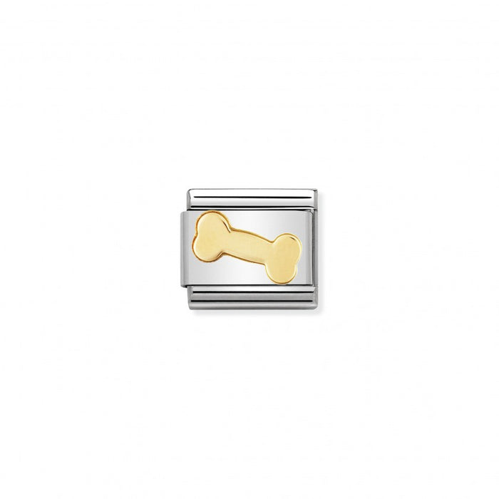 Nomination Gold Bone Charm