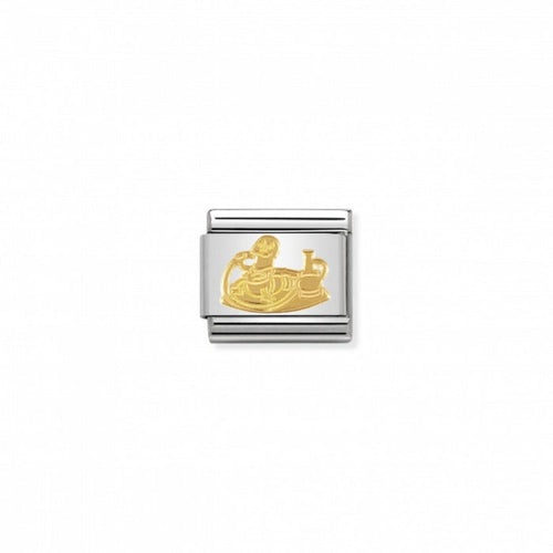 Nomination Classic Link Gold Fantasia Caterpillar Charm