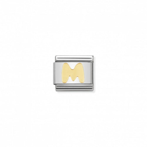 Nomination Gold Letter M Charm