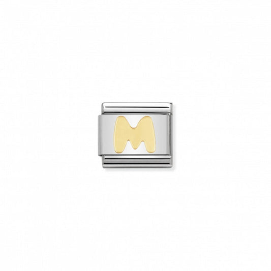 Nomination Gold Letter M Charm