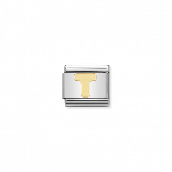 Nomination Gold Letter T Charm