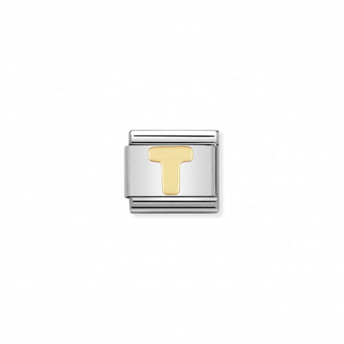 Nomination Gold Letter T Charm