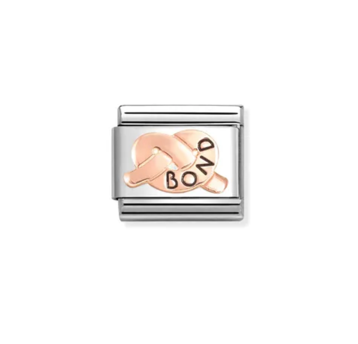 Nomination Classic Rose Gold Bond Knot Charm