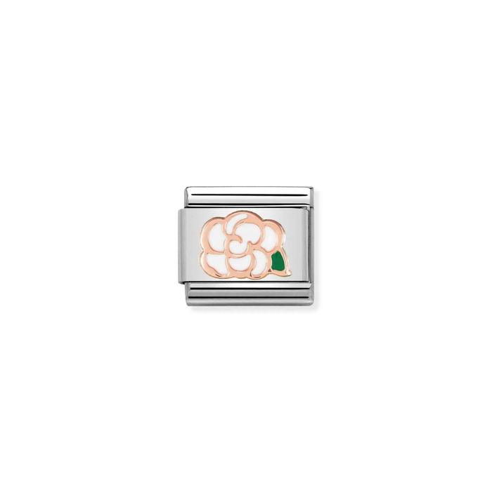 Nomination Classic Rose Gold Camellia Charm